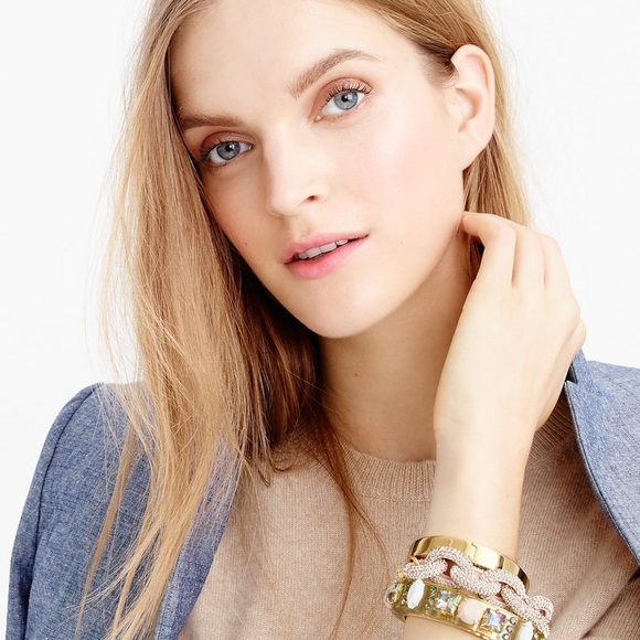 J Crew - Goldtoned Hinge Bangle Bracelet - Picture 14 of 15